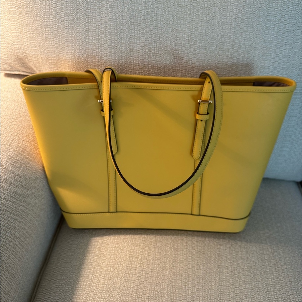 Michael Kors Yellow Tote - Picture 2 of 4